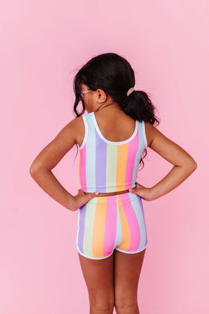Sherbert Stripes | BOY SHORTS 2-PIECE: 10 year