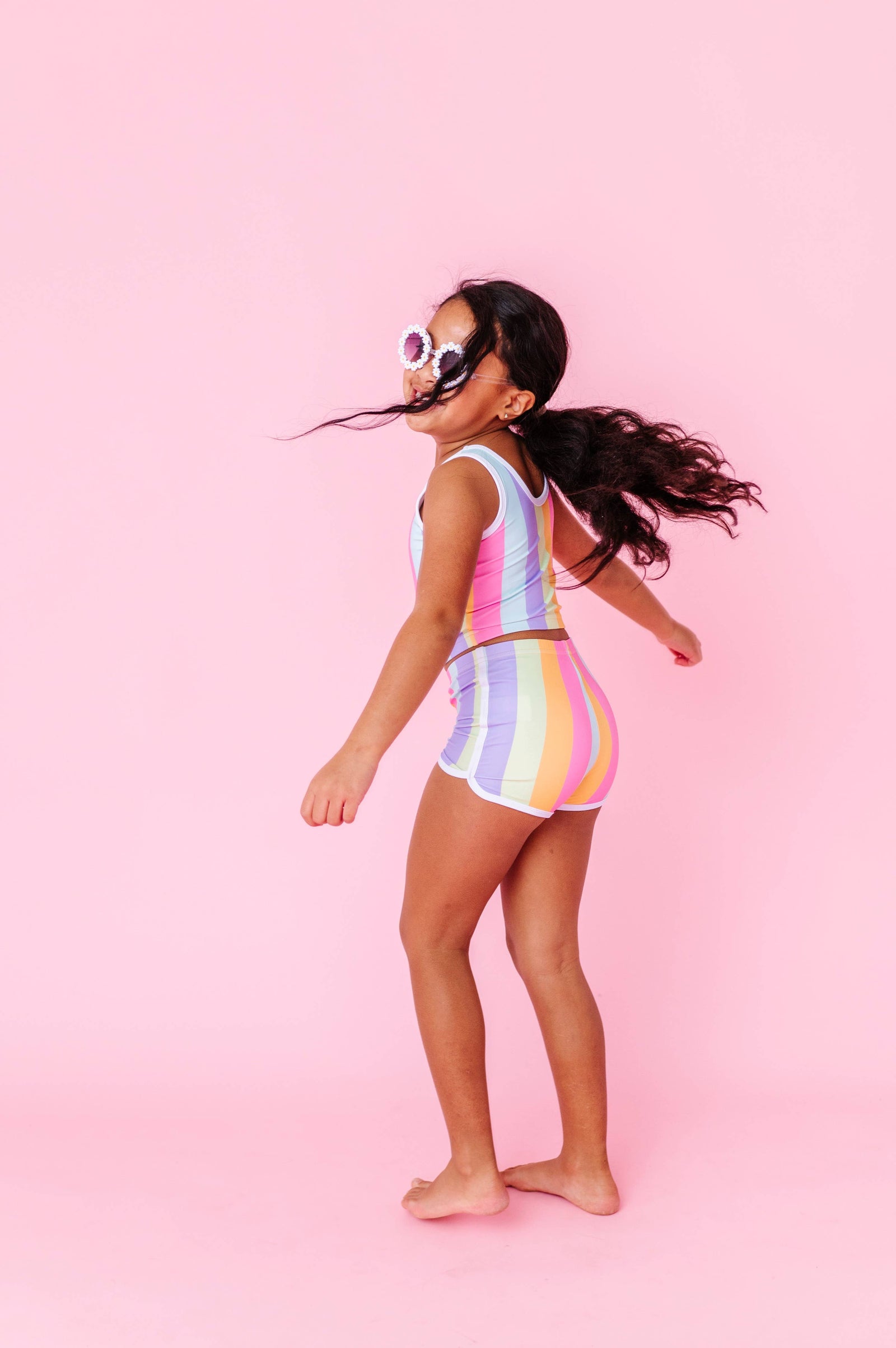 Sherbert Stripes | BOY SHORTS 2-PIECE: 10 year
