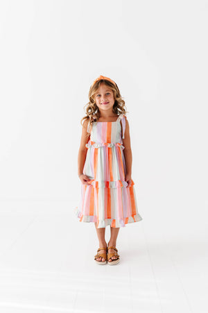 Sorbet Stripe | STRAPPY DRESS: 5T