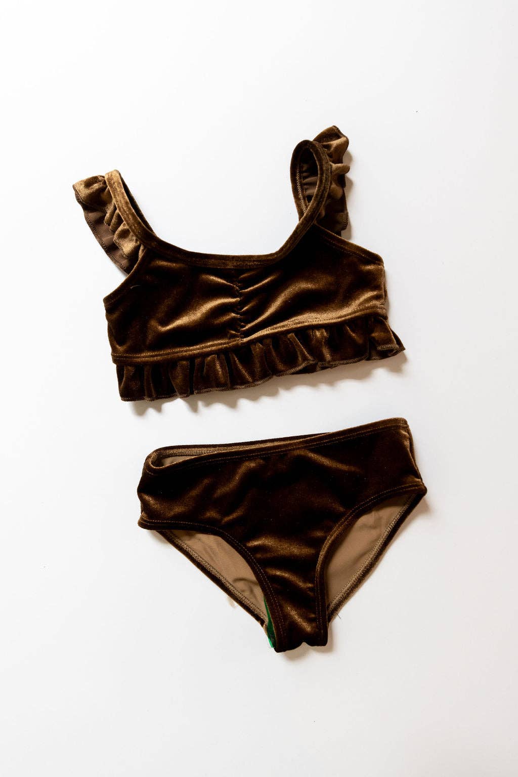Pricilla Velvet Bikini: Caramel
