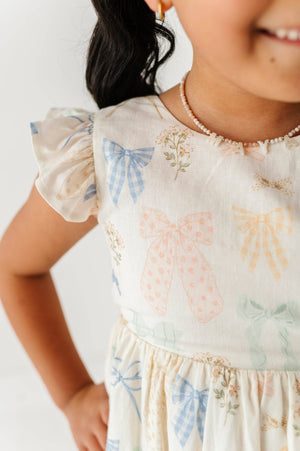 Garden Bows | TIE-BACK DRESS: 5T