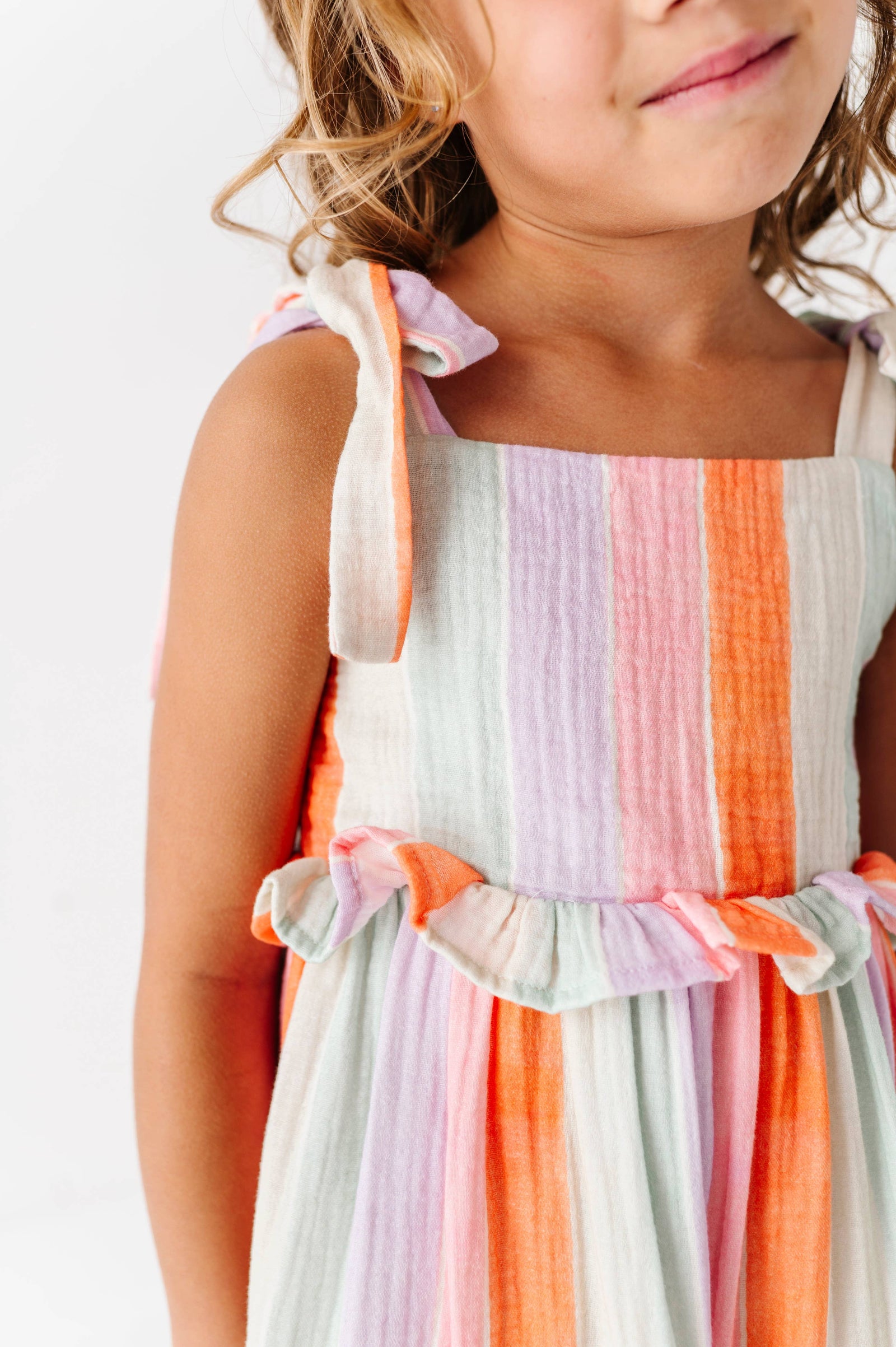 Sorbet Stripe | STRAPPY DRESS: 5T