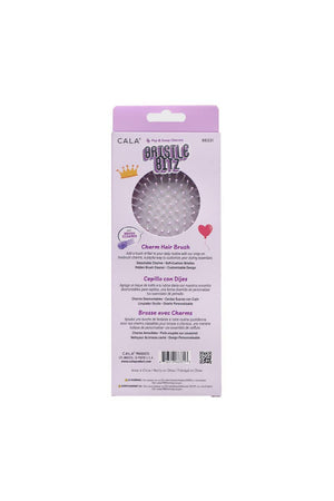CALA Bristle Bitz Charm Hair Brush - Purple
