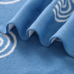 100% Luxury Cotton Receiving Blanket - Blue