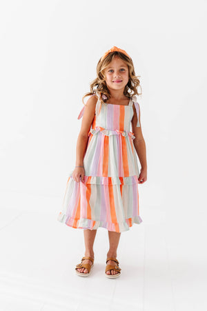 Sorbet Stripe | STRAPPY DRESS: 5T