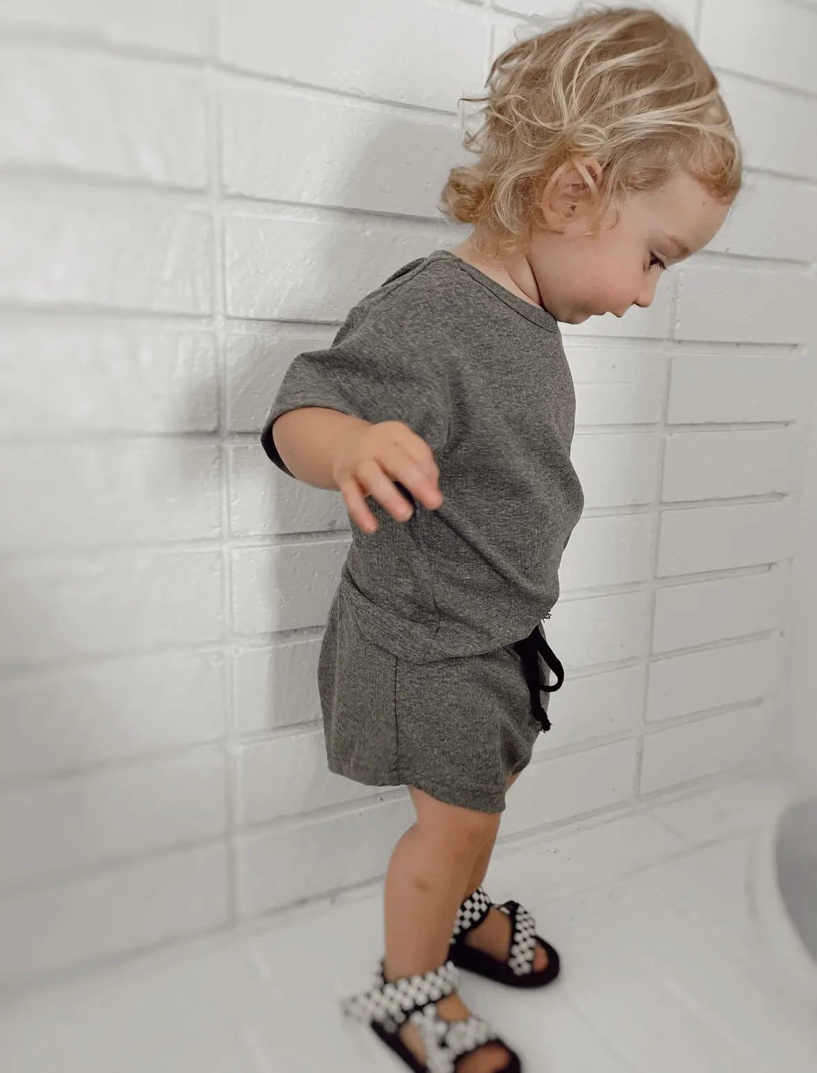 Gray Ribbed Set: PREORDER