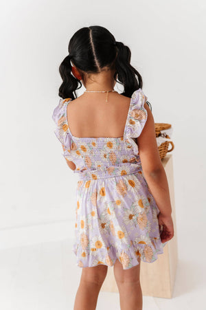 Boho Sunflower | RUFFLE TANK + SKORT SET: 5T