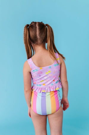 Cherry Crush | RUFFLE TANKINI 2-PIECE: 4T