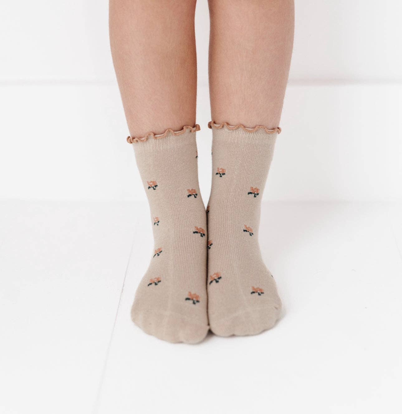 Mini Floral Midi Socks (Pack of 5)
