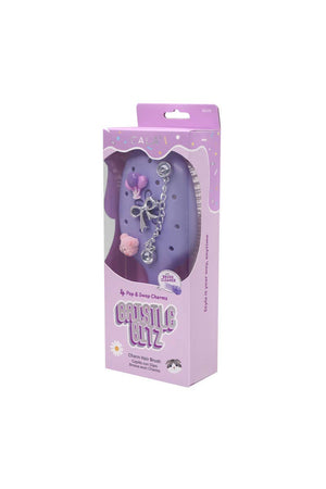 CALA Bristle Bitz Charm Hair Brush - Purple