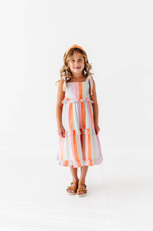 Sorbet Stripe | STRAPPY DRESS: 5T