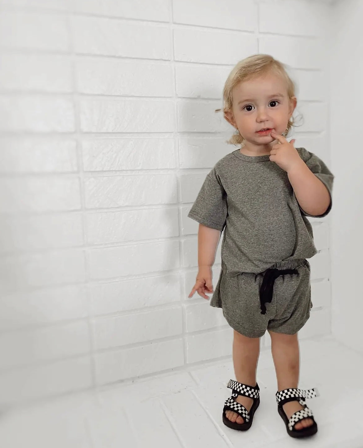 Gray Ribbed Set: PREORDER