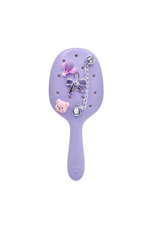 CALA Bristle Bitz Charm Hair Brush - Purple