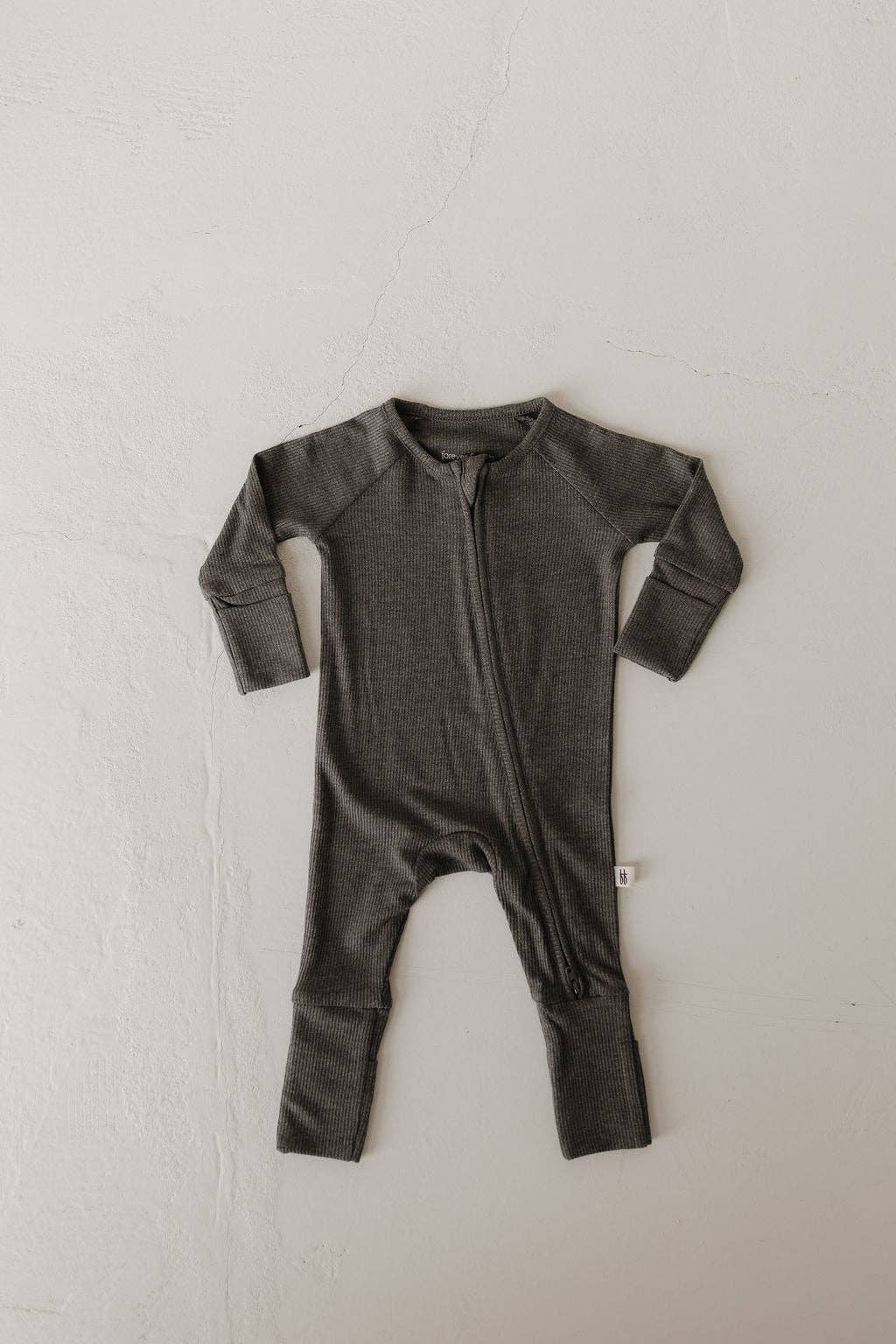 Bamboo Zip Pajamas | Shadow