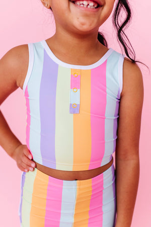 Sherbert Stripes | BOY SHORTS 2-PIECE: 10 year