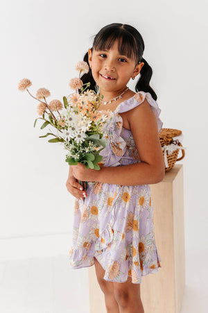 Boho Sunflower | RUFFLE TANK + SKORT SET: 5T