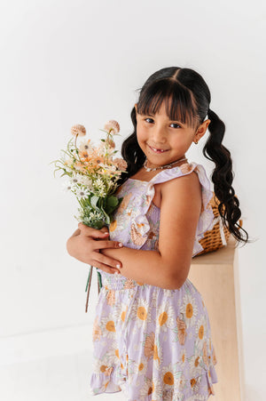 Boho Sunflower | RUFFLE TANK + SKORT SET: 5T