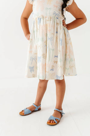 Garden Bows | TIE-BACK DRESS: 5T