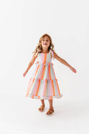 Sorbet Stripe | STRAPPY DRESS: 5T