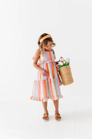 Sorbet Stripe | STRAPPY DRESS: 5T