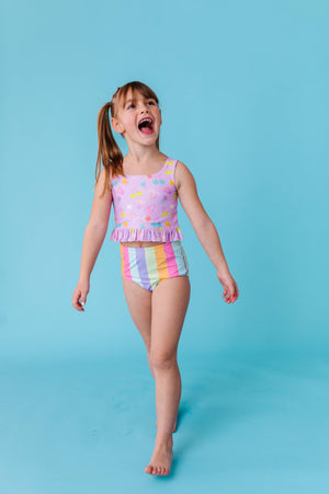 Cherry Crush | RUFFLE TANKINI 2-PIECE: 4T
