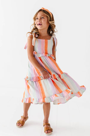 Sorbet Stripe | STRAPPY DRESS: 5T
