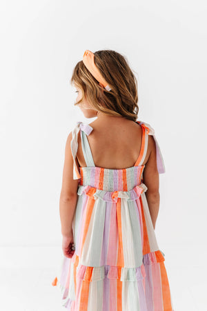 Sorbet Stripe | STRAPPY DRESS: 5T