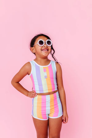 Sherbert Stripes | BOY SHORTS 2-PIECE: 10 year