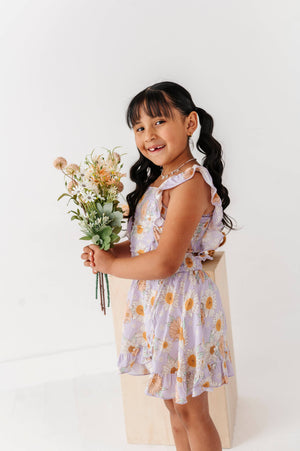 Boho Sunflower | RUFFLE TANK + SKORT SET: 5T