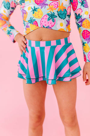 Sweet Strawberry | RASHGUARD SKIRTED 2-PIECE: 5T