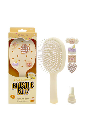 CALA Bristle Bitz Charm Hair Brush - Yellow