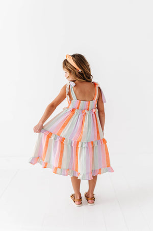 Sorbet Stripe | STRAPPY DRESS: 5T