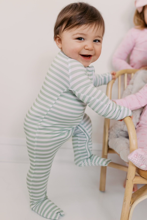 Green Stripe Zippy