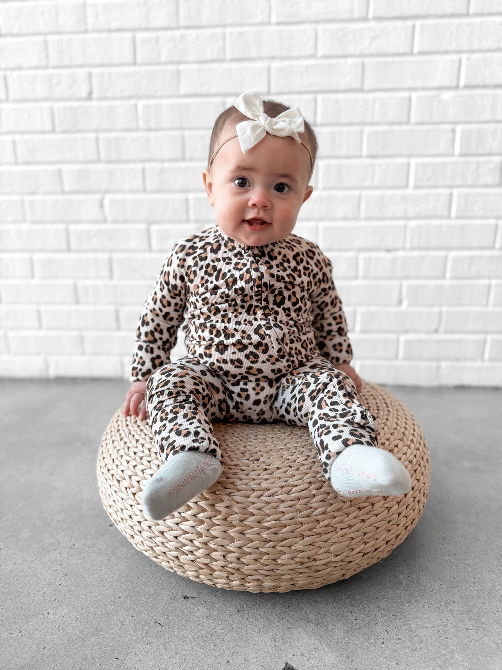 Leopard | Zip Romper