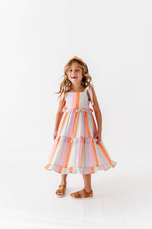 Sorbet Stripe | STRAPPY DRESS: 5T