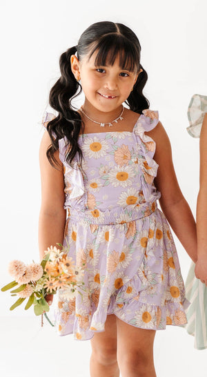 Boho Sunflower | RUFFLE TANK + SKORT SET: 5T
