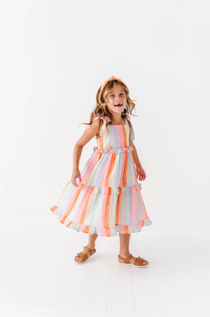 Sorbet Stripe | STRAPPY DRESS: 5T