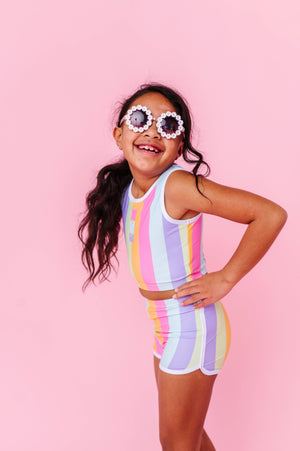 Sherbert Stripes | BOY SHORTS 2-PIECE: 10 year