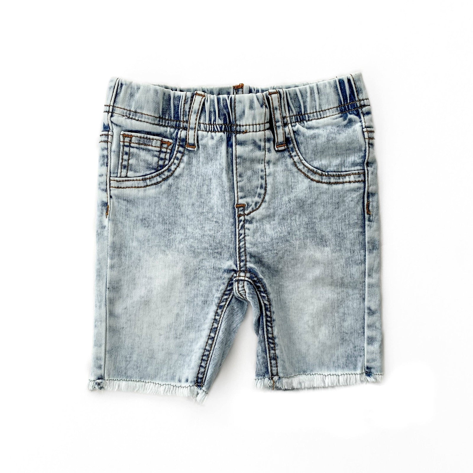 DENIM SHORTS - ULTRA-LIGHTWASH