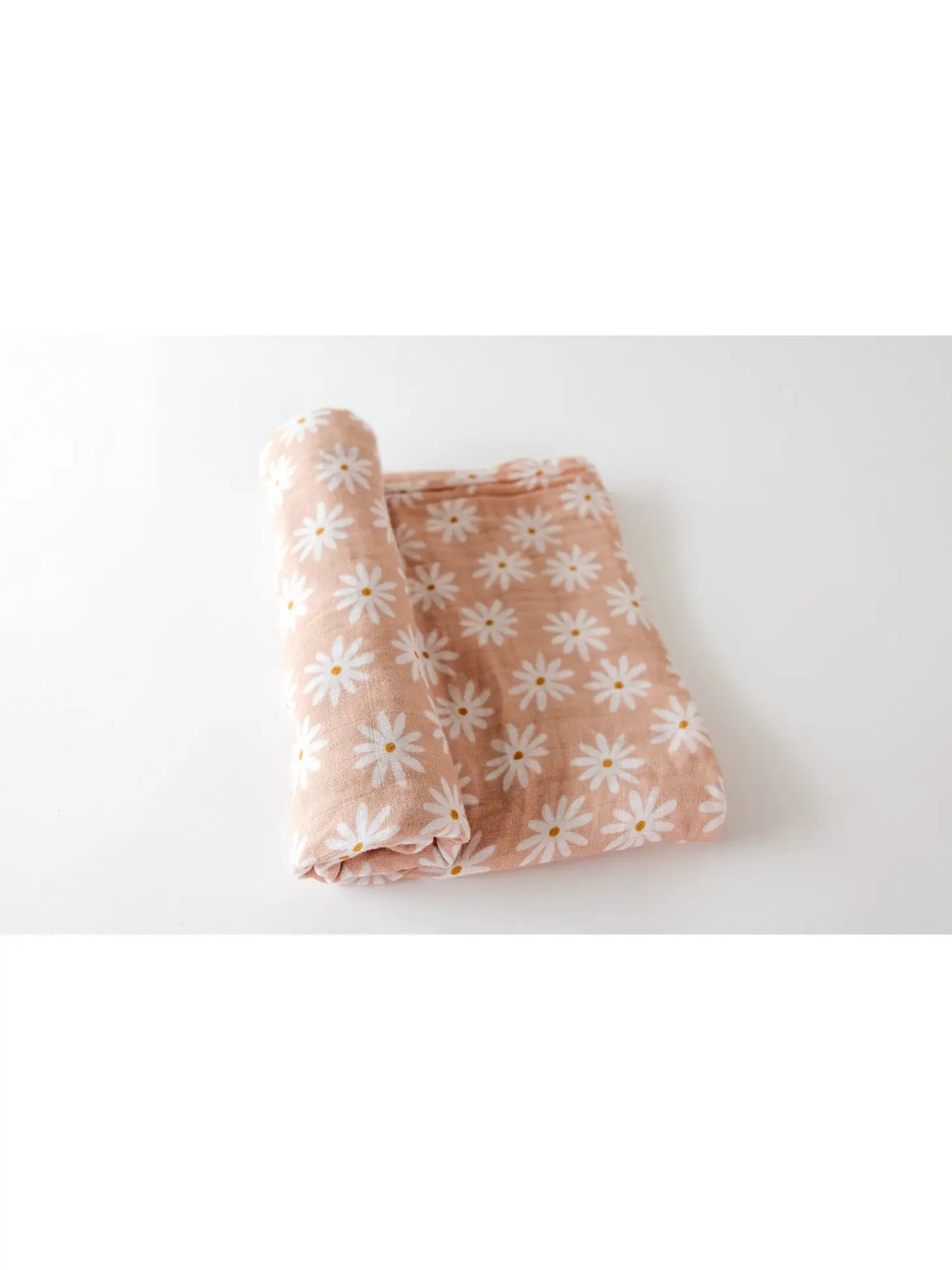 Organic Muslin Swaddle Blanket - Daisy