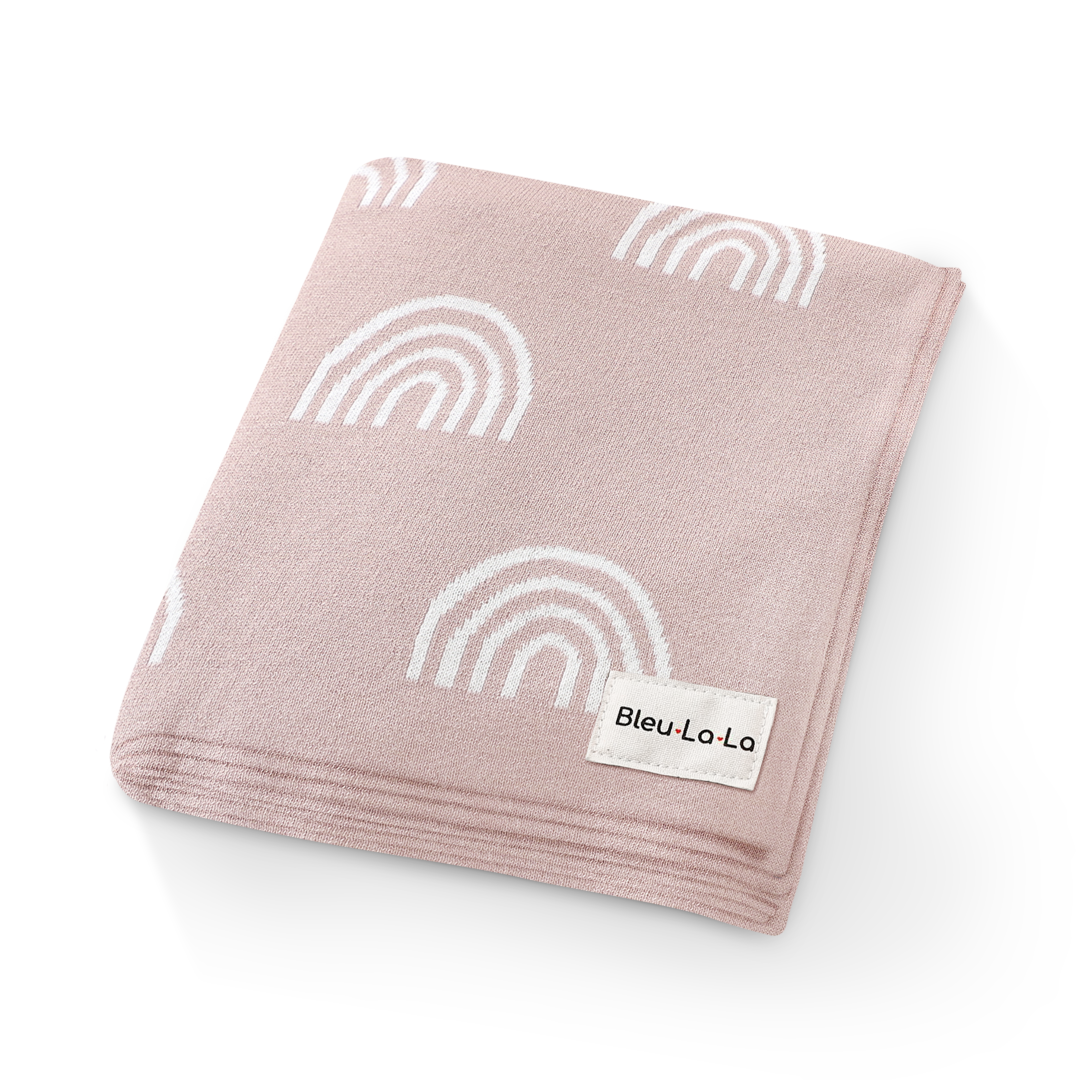 100% Luxury Cotton Receiving Blanket - Pink