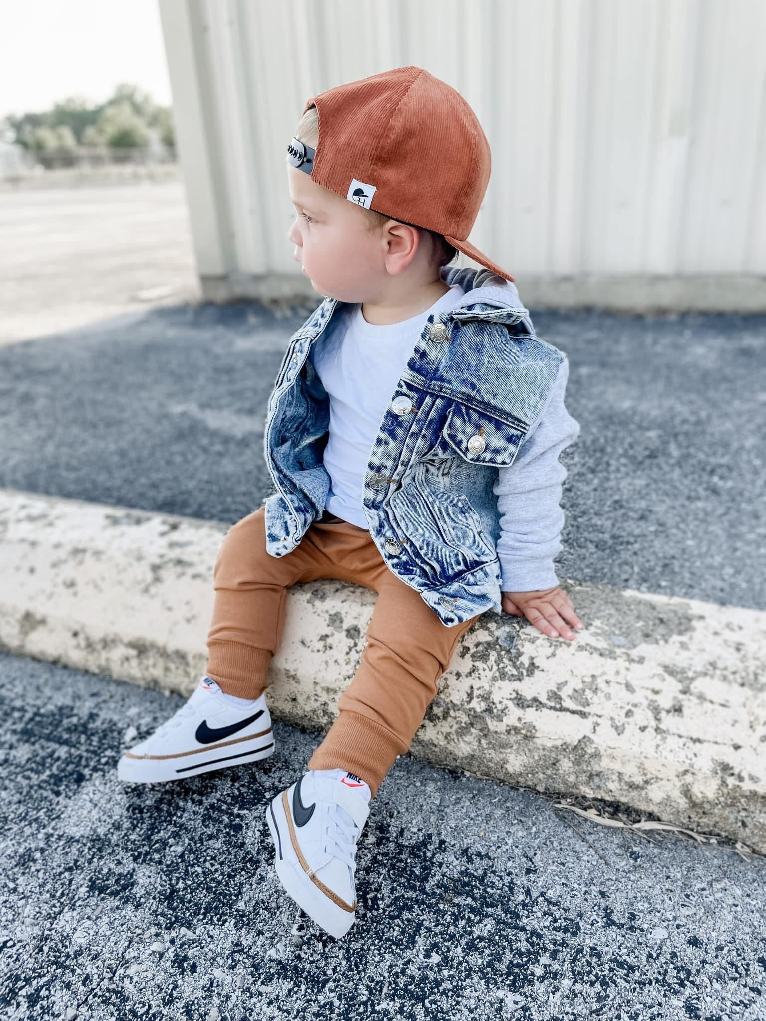 Little & Loved Hooded Blue Jean Jacket