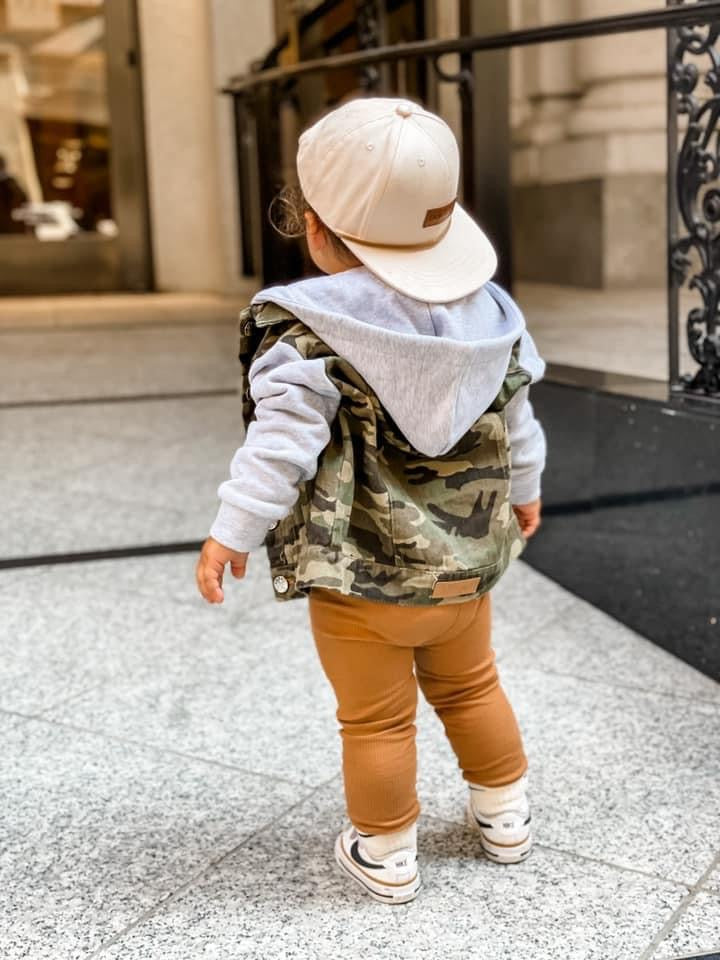 Little & Loved Hooded Camo Jacket