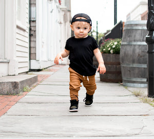 Caramel Cross-Stretch Chinos