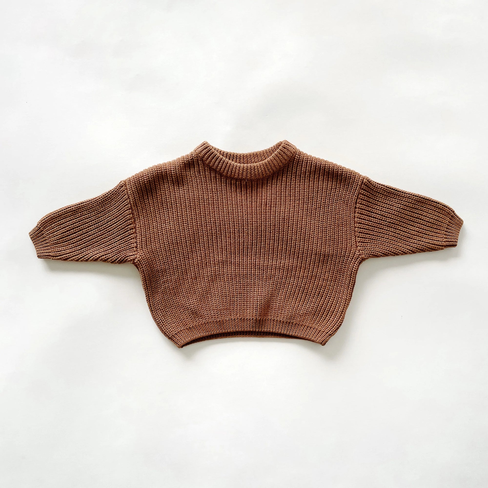 Knit Sweater: Chestnut