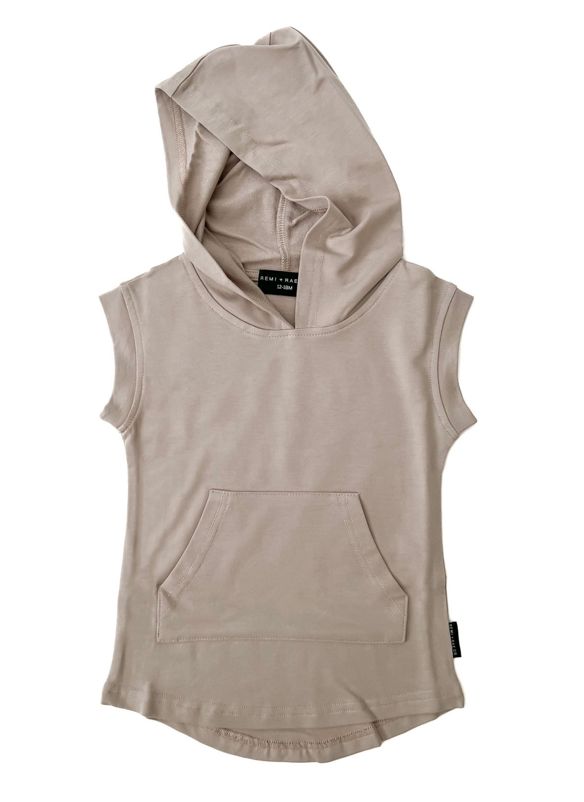 Hooded Tee: Sand