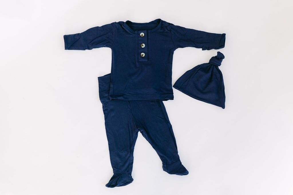 Top & Bottom Set- Navy