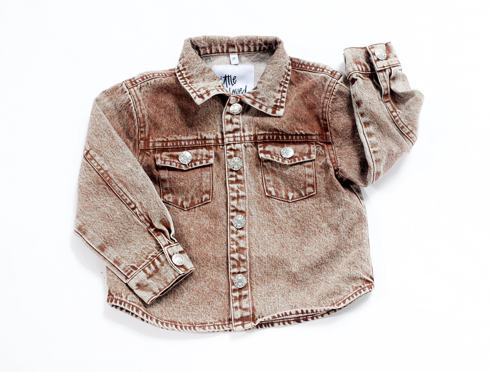 Little & Loved Rust Denim Jacket