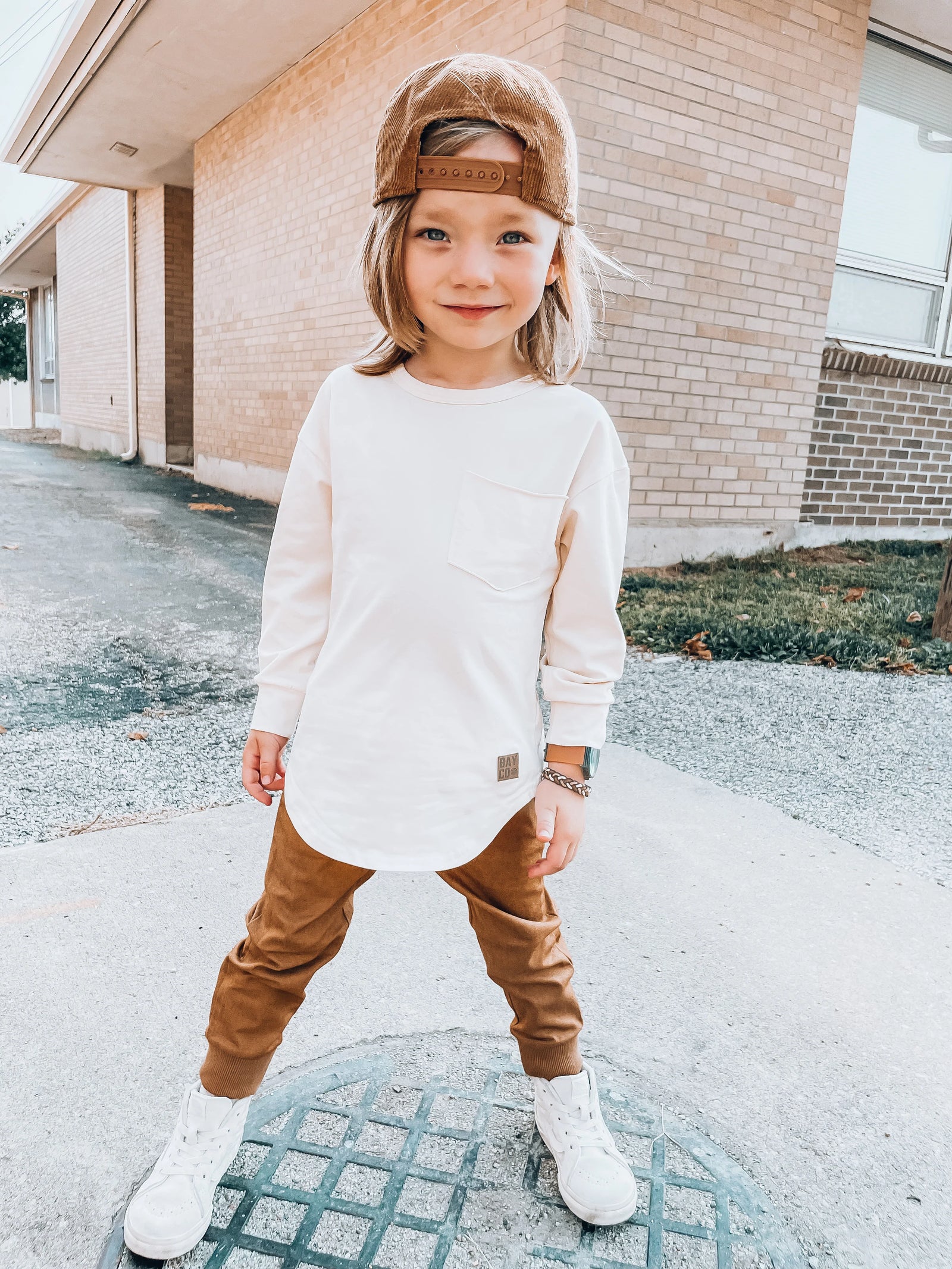 Sand Long Sleeve Tee