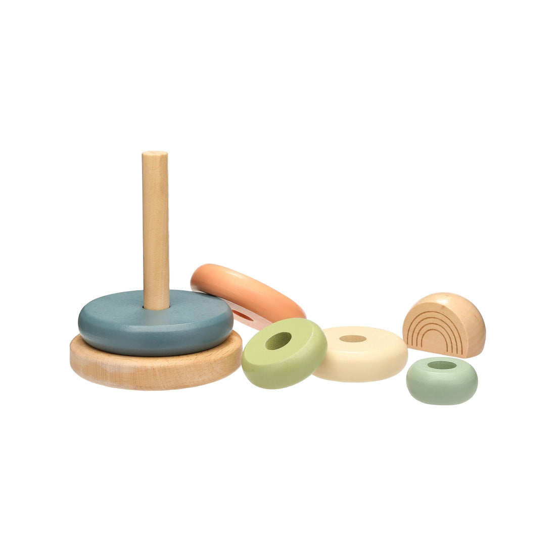 Wooden Stacking Rainbow